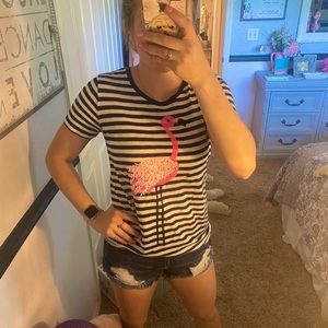 J Crew Flamingo Shirt